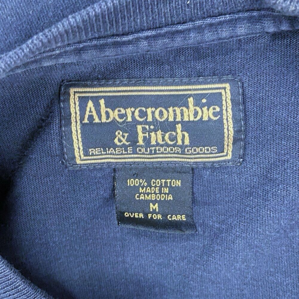 Vintage Y2K Abercrombie & Fitch A&F Crocs Water Polo Long Sleeve Shirt Men’s M - Picture 4 of 12